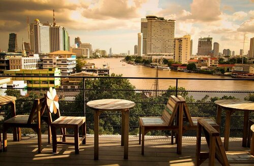 River View Guest House, Rezervovat Hotel Hotely v Central Thailand se snídaní, Snídaně