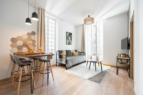 Les Petits Pavillons Appartements Standing 1 chambre 4 pers Clim Vieux-Port, Забронировать Апарт-отель Кастеллан и Префе Марсель