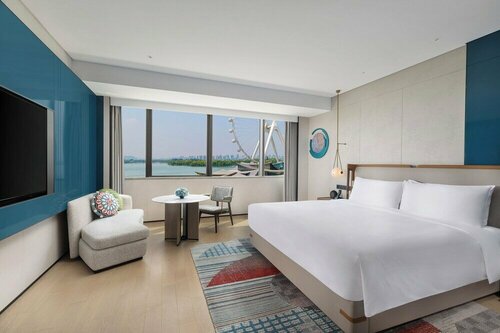 Hotel Indigo Suzhou Jinji Lake by IHG, Забронировать Отель Бизнес-отели Сучжоу, рядом с Международный выставочный центр Сучжоу, 4* 5*