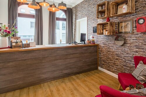 Schäfers Hotel, Innenstadt, Bäckerfrühstück inklusive & Self Check-in, Забронировать Отель Фехта Oldenburger Muensterland