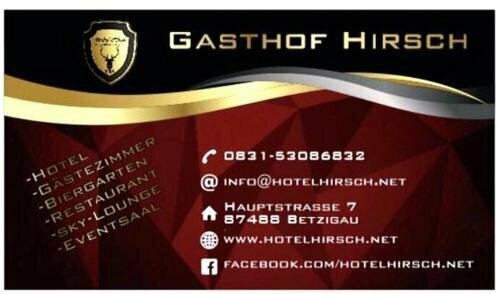 Gasthof Hirsch Betzigau, Prenota Hotel Hotel 3 stelle a Baviera, 3*