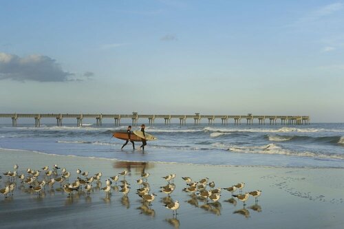 Four Points by Sheraton Jacksonville Beachfront, Забронировать Отель Джексонвилл-Бич Jacksonville Coast