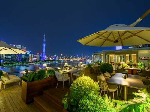 Banyantree Shanghai On the Bund - Tales rooftop bar boasts a jaw-dropping panoramic vista, Забронировать Отель Хункоу Шанхай