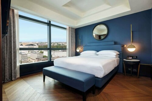Hilton Rome Eur La Lama, Забронировать Отель Бизнес-отели Рима, рядом с ЭУР Ферми, 4* 5*