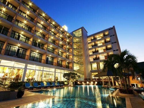 Hotel J Pattaya, Забронировать Отель Центральная Паттайя 