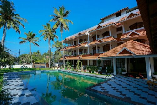 The Sanctum Spring Beach Resort, Забронировать Отель Варкала штат Керала, рядом с Janardhanaswamy Temple
