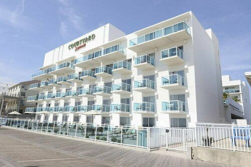 Courtyard by Marriott Ocean City Oceanfront, Забронировать Отель Оушен-Сити Мэриленд