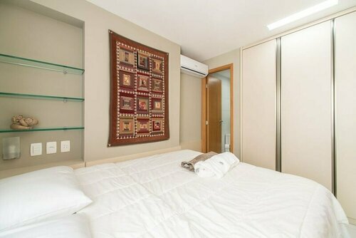 Excelente flat em Setúbal, Boa Viagem 1Q 3 pessoas. Conforto e ótima localização PM802, Забронировать Апартаменты/квартира Боа Виаджем Ресифи, рядом с Boa Viagem Square