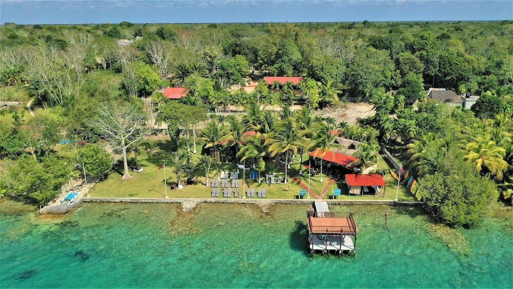 Coras Place Bacalar Lagoon front