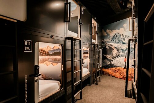 Capsule Hotel - Zurich Airport, Rezervasyon Kapsül Otel Kloten Zürih