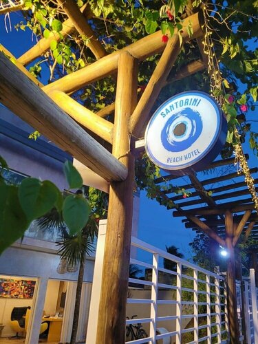 Santorini Beach Hotel - Frente Mar - Pé na Areia, Забронировать Отель Отели штата Баия с бассейном, Бассейн