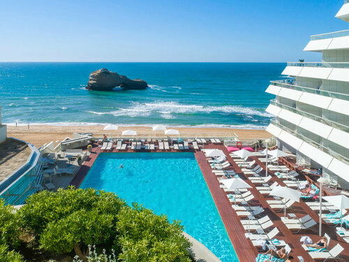 Sofitel Biarritz Le Miramar Thalassa, Забронировать Курортный отель Отели Биарриц с бассейном, рядом с Приход Нотр-Дам-дю-Роше - Церковь Св. Карла, Бассейн