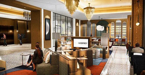Godfrey Hotel Detroit, Забронировать Отель Детройт Detroit Metropolitan Area, рядом с Казино MotorCity