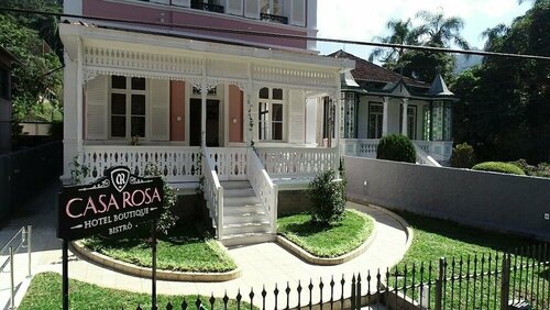 Casa Rosa Hotel Boutique, Забронировать Бутик-отель Отели Петрополиса с бассейном, Бассейн