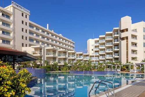 Capo Bay Hotel, Брондау Қонақ үй Protaras қаласындағы төсек алаңы бар қонақ үйлер, Тоқтау алаңы