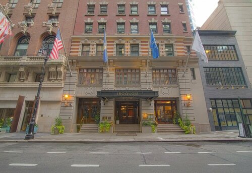 Iroquois New York Times Square, Забронировать Отель СПА-отели Нью-Йорка, рядом с Brooks Atkinson Theatre, SPA-услуги
