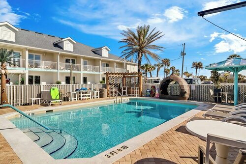 Ocean Sands Beach Boutique Inn-1 Acre Private Beach-St Augustine Historic-2 Miles-Shuttle with Downtown Tour-HEATED Salt Water Pool until 420AM-Popcorn-Cookies-New 4k USD Black Beds- 69 Item Breakfast-Eggs-Bacon-Starbucks- Free Laundry- #904-799-SAND, Buchen Sie Boutique Boutique-Hotels in Florida, Boutique
