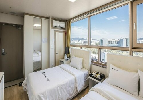 Hotel Aventree Yeouido, Prenota Hotel Yeongdeungpo-Gu Seul, vicino a FKI Tower