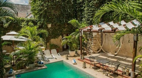 Piedra de Agua Merida, Book Boutique Hotel Hoteller i Yucatán med parkering, Parkering