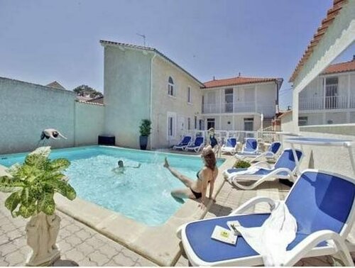 Hôtel de la Plage, Забронировать Отель Отели Сен-Пале-сюр-Мер с парковкой, Парковка