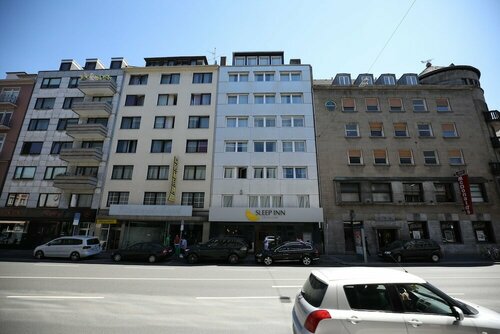 Ночлег и завтрак (B&B) Sleep Inn Düsseldorf, Забронировать Отель «постель и завтрак» Штадтмитте Дюссельдорф, рядом с Mahn- und Gedenkstätte für die Opfer des Nationalsozialismus