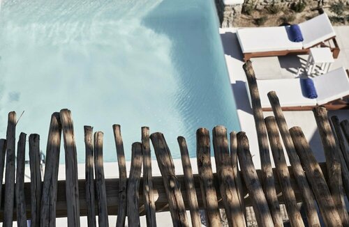Katikies Villas Mykonos - The Leading Hotels Of The World, Забронировать Отель Отели Пляжа Элия 5 звезд, 5*