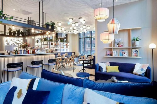 Novotel Hamburg Central Station, Забронировать Отель Бизнес-отели Гамбурга, рядом с Концертный зал Markthalle, 4* 5*