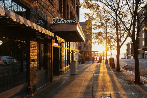 Palihotel Seattle, Забронировать Отель Отели Сиэтла с завтраком, рядом с Выставочный центр Seattle Center, Завтраки
