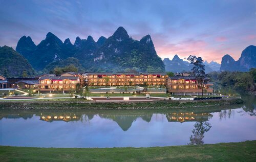 Hilton Garden Inn Guilin Yangshuo, Забронировать Отель Отели Гуйлинь с бассейном, Бассейн