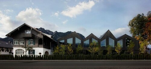 quartier - über Nacht in besonderer Architektur, Забронировать Апарт-отель Отели в центре Гармиш-Партенкирхен, в центре, Парковка
