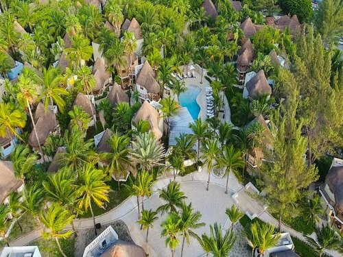 Mahekal Beach Front Resort & Spa, Забронировать Курортный отель Плая-дель-Кармен Кинтана-Роо, рядом с Пляжный клуб Mamitas