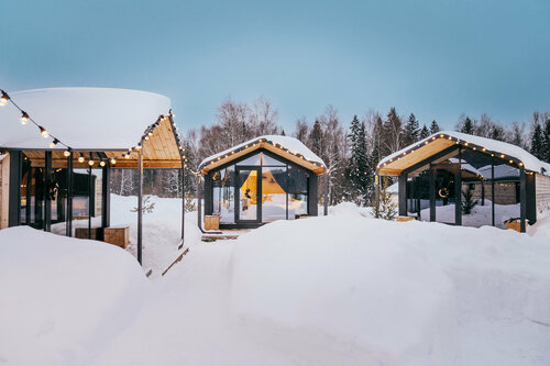 Biathlon Village Glemping, Boek Camping Izjevsk Udmurtia