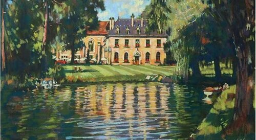 Abbaye de la Bussière, Book Hotel Hoteller i Burgund med parkering, Parkering