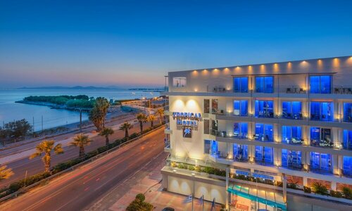 Tropical Hotel Seafront Boutique, Забронировать Отель Отели Алимос с бассейном, Бассейн