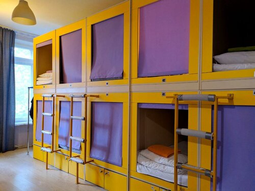 Yellow Submarine, Boek Hostel Moskou Rusland