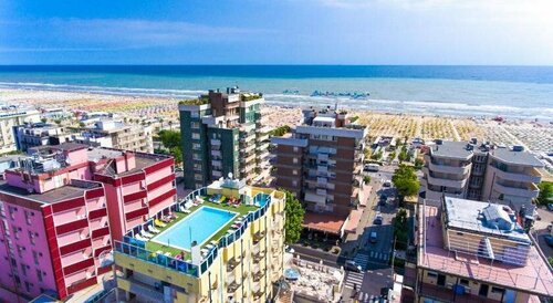 Hotel Soleblu, Забронировать Отель Римини - центр города Римини