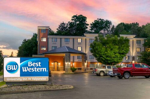 Best Western University Inn at Valparaiso, Buchen Sie Hotel Valparaiso Bundesstaat Indiana