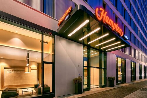 Hampton by Hilton Berlin City Centre Alexanderplatz, Забронировать Отель Отели Берлина 3 звезды, рядом с Торговый центр Alexa, 3*