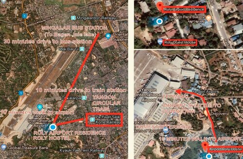 Roly Airport Residence, Prenota Hotel Yangon downtown 