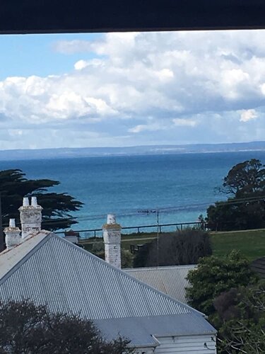 Circa 1902 Queenscliff, Брондау Таңертеңгі аспен бірге түндеу Queenscliff Bellarine Peninsula