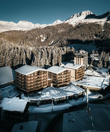 Sporthotel Valsana, Забронировать Отель Отели Ароза с бассейном, Бассейн