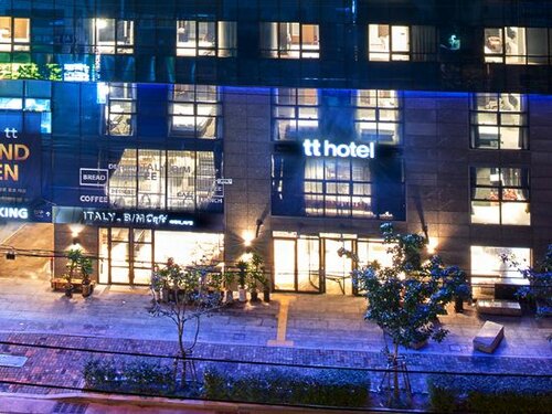 Hotel tt Seomyeon, Rezervovat Hotel Pusan hotely s parkováním, Parkování