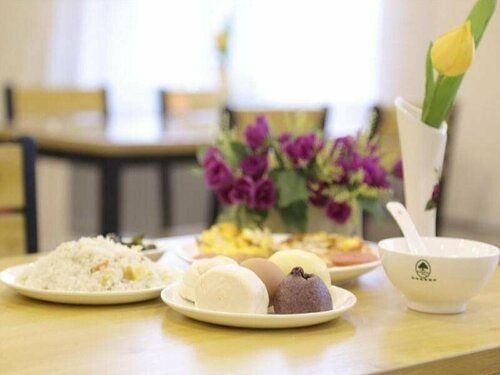 GreenTree Inn Zhejiang Ningbo Dongqian Lake Yinxian Avenue North Mozhi Road Business Hotel, Prenota Hotel Hotel a Ningbo con parcheggio, Parcheggio