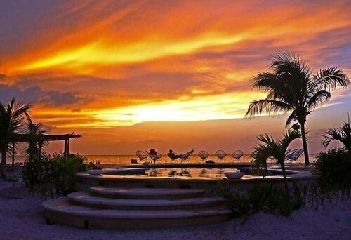 Hotel Villas Flamingos, Book Hotel Holbox hoteller med pool, Swimmingpool