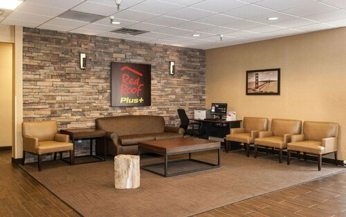 Red Roof Inn San Francisco Airport, Забронировать Отель Отели и гостиницы Берлингейм, рядом с Музей, Отель
