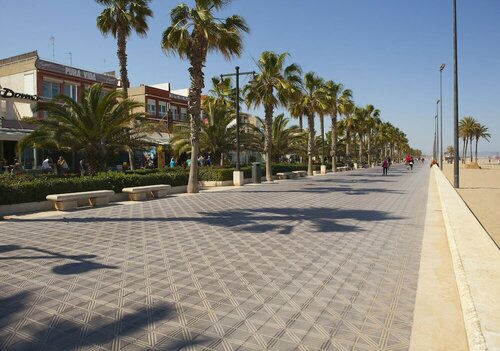 Malvarrosa Beach Rooms, Забронировать Хостел Отели Поблатс Маритимс с завтраком, Завтраки