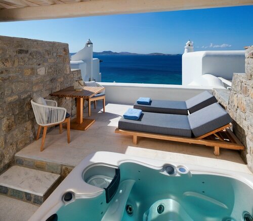 Mykonos Grand Hotel & Resort, Забронировать Курортный отель Отели Агиос-Иоаннис с бассейном, Бассейн