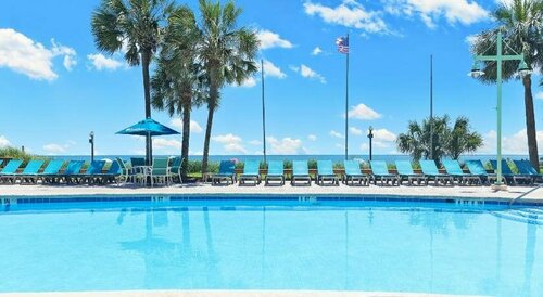 North Shore Oceanfront Resort Hotel, Забронировать Курортный отель Гранд-Странд Миртл-Бич, рядом с Cane Patch Par 3 &amp; Driving Range