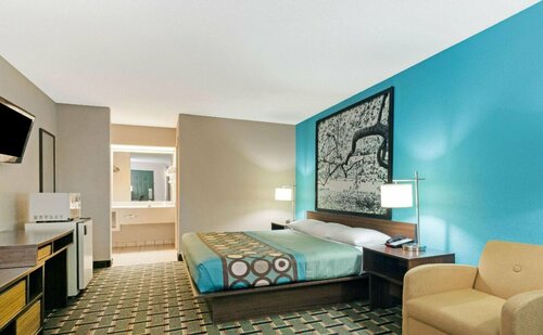 Super 8 by Wyndham Brunswick South I-95, Reserva ahora Motel Hoteles en Brunswick con aparcamiento, Aparcamiento