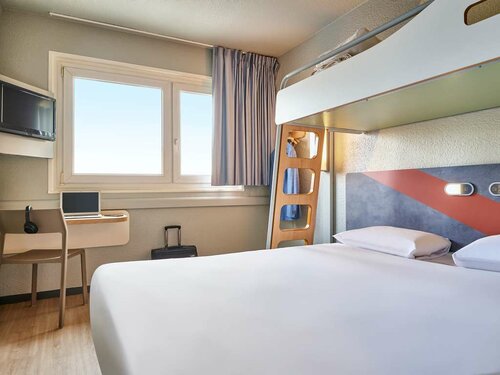 ibis budget Paris Porte dAubervilliers, Забронировать Отель Отели в центре Обервилье с завтраком, отели в центре Обервилье с завтраком